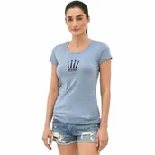 Koszulki jeździeckie - Spooks Koszulka damska LUHNA SS22 - dusty blue - miniaturka - grafika 1