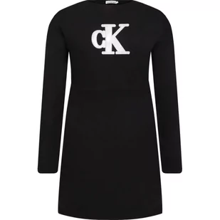 CALVIN KLEIN JEANS Sukienka - Sukienki i spódniczki dla dziewczynek - miniaturka - grafika 1