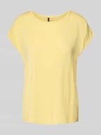 Koszulki i topy damskie - T-shirt o luźnym kroju z mieszanki lyocellu model ‘AVA’ - miniaturka - grafika 1