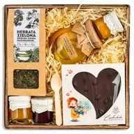 Zestawy upominkowe - Box prezentowy UPOMINEK konfitura czekolada - miniaturka - grafika 1