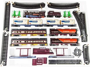 Największa Kolejka Elektryczna 190cm 10m Toru 1:87 - Samochody i pojazdy dla dzieci - miniaturka - grafika 1