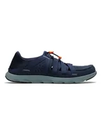 Trampki męskie - Clarks Sneakersy "Coast Wave" w kolorze granatowym - miniaturka - grafika 1