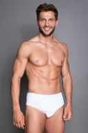 Majtki męskie - Slipy Iron Briefs Białe - miniaturka - grafika 1