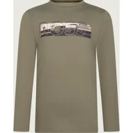 Koszulki dla chłopców - BOSS Kidswear Longsleeve Regular Fit - miniaturka - grafika 1