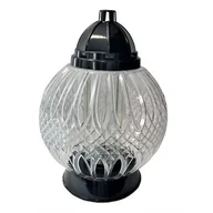 Lampiony i znicze - Znicz kula 35 cm biały/fioletowy - miniaturka - grafika 1