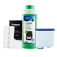 Akcesoria i części do ekspresów do kawy - Zestaw do Ekspresu Philips Saeco, Filtr AL-Clean, Tabletki Czyszczące CA6704, Odkamieniacz Aqualogis Verde 500ml - miniaturka - grafika 1