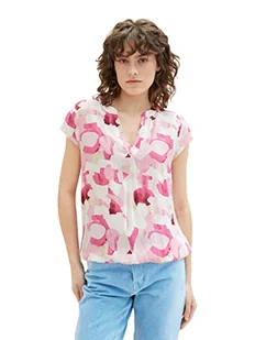 TOM TAILOR Damski Bluzka 1035245, 31803 - Pink Shapes Design, 32 - Bluzki damskie - miniaturka - grafika 1