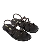 Sandały damskie - Ipanema Sandały w kolorze czarnym - miniaturka - grafika 1