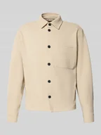 Koszule męskie - Koszula casualowa o kroju relaxed fit z dodatkiem wiskozy model ‘NEW KODYL’ - miniaturka - grafika 1