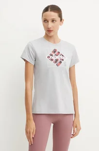 Columbia t-shirt sportowy Sun Trek SS Graphic kolor szary 1931753 - Koszulki sportowe damskie - miniaturka - grafika 1