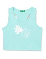 Koszulki i topy damskie - United Colors of Benetton Tank top 3096CH013 Biustonosz tank top, Turkusowy 18T, El Baby, Turkusowy 18t - miniaturka - grafika 1