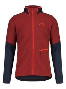 Maloja Kurtka hybrydowa "AuerhahnM. Puzzle" w kolorze granatowo-czerwonym - Kurtki i kamizelki sportowe męskie - miniaturka - grafika 1