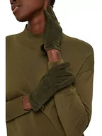 Rękawiczki - ESPRIT Damskie rękawiczki 111ea1r309, 300 / ciemnozielony, 8 - miniaturka - grafika 1