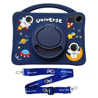 Etui do tabletów - etui do Xiaomi Redmi Pad SE 11" - SILIKONOWA WALIZKA ASTRONAUTA - miniaturka - grafika 1