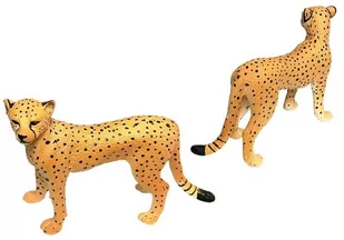 Gepard Figurki Edukacyjne Dzikie Zwierzęta 4 sztuki Sawanna - Jeździki dla dzieci - miniaturka - grafika 2