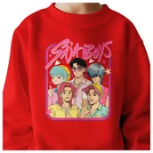 Bluzy dla dziewczynek - BLUZA DZIECIĘCA HUNTRIX SAJA BOYS 134-140 BAWEŁNIANA JAKOŚĆ - miniaturka - grafika 1