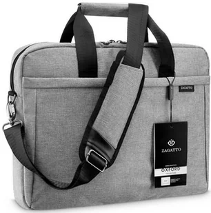 Zagatto Męska torba na laptopa Zagatto 15,6" ZG107 szara ZG107-SZARA - Torby na laptopy - miniaturka - grafika 1