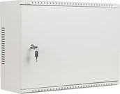 Szafy rack - Szafa Lanberg Szafa instalacyjna rack wiszšca 19 cali 4u+3u 540x200 niskoprofilowa złożona szara - miniaturka - grafika 1