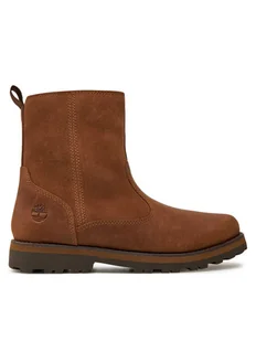 Timberland Botki Courma Kid Warm Linedboot TB1A28N53581 Brązowy - Buty dla dziewczynek - miniaturka - grafika 1