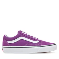 Trampki damskie - Tenisówki Vans Old Skool VN000D6WE2T1 Fioletowy - miniaturka - grafika 1