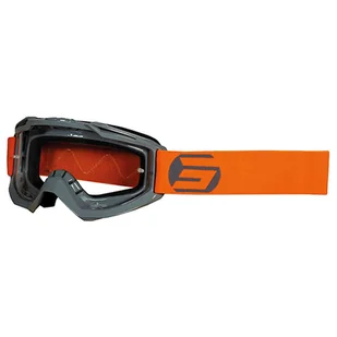 Gogle Shot Assault Symbol Grey Orange Clear - Gogle i okulary motocyklowe - miniaturka - grafika 1