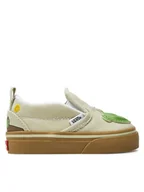 Buty dla chłopców - Vans Tenisówki Slip-On V Cactus VN000CPSGRN1 Zielony - miniaturka - grafika 1