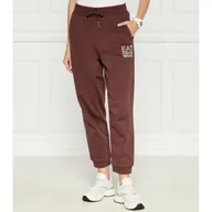 Dresy damskie - EA7 Spodnie dresowe | Regular Fit - miniaturka - grafika 1