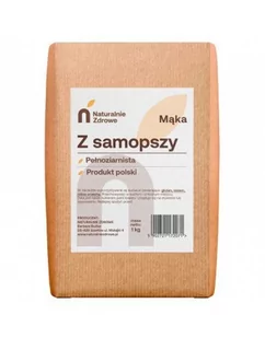 Mąka pełnoziarnista z Samopszy 1kg Naturalnie zdrowe - Mąka - miniaturka - grafika 1