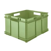 Pojemniki przemysłowe - Pojemik Bruno Eco-Line Euro-Box XXL 52 x 43 x 28 cm 54 l zielony - miniaturka - grafika 1