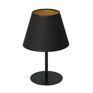 Lampy stojące - Luminex Arden 3502 Lampa stołowa lampka 1x60W E27 czarny/złoty - miniaturka - grafika 1