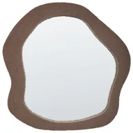 Lustra - Boucle Lustro ścienne 80 cm Brązowy BLISMES - miniaturka - grafika 1
