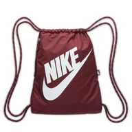 Torby sportowe - Worek, plecak Nike Heritage Drawstring Bag DC4245 (kolor czerwony) - miniaturka - grafika 1