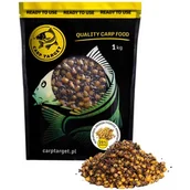 Zanęty - Zanęta CARP TARGET Mix ziaren Orzech Tygrysi Konopia Rzepik (1 kg) - miniaturka - grafika 1