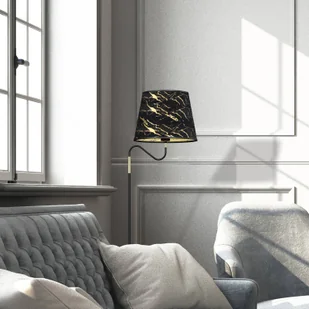 Milagro Lampa stojąca HERMES Black/Gold 1xE27 MLP7284 - Lampy stojące - miniaturka - grafika 3