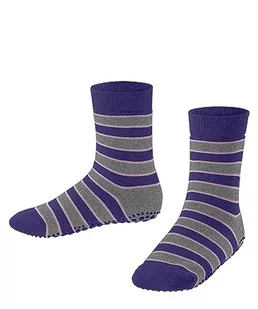 FALKE Unisex dziecięce skarpetki do kapci proste paski zrównoważona bawełna antypoślizgowe wypustki 1 para, niebieskie (Hyacinth 6970), 23-26, Niebieski (Hyacinth 6970), 23-26 - Skarpetki dla dzieci - miniaturka - grafika 1