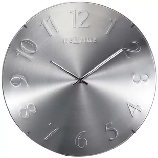 Nextime Zegar ścienny (srebrny) Elegant Dome - Zegary - miniaturka - grafika 1