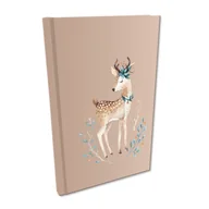 Notesy i bloczki - Notes A5 w kratkę Soft Touch Woodland Jelonek - miniaturka - grafika 1