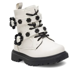 Botki Nelli Blu CM221028-13 Biały - Buty dla dziewczynek - miniaturka - grafika 1