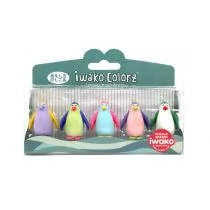 IWAKO COLORZ - Penguin ER-GLB009 - Gumki biurowe - miniaturka - grafika 1
