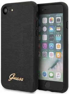 Guess Lizard Case Etui iPhone SE 2020 8 7 Black 10_17122 - Etui i futerały do telefonów - miniaturka - grafika 1