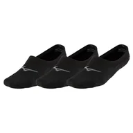 Skarpetki damskie - Skarpety Mizuno Super Short Socks 3 pary, czarne M 38-40 - miniaturka - grafika 1