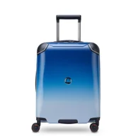 Walizki - Walizka CACTUS SLIM 55 cm biało-niebieska - miniaturka - grafika 1