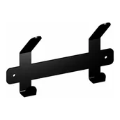 Wieszaki i stojaki - Wieszak ścienny ubraniowy WS20 czarny 170mm - miniaturka - grafika 1