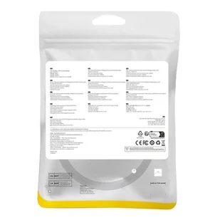 Kabel sieciowy w oplocie kat. 8 Baseus Ethernet RJ45, 40Gbps, 0,5m (czarny) - Kable miedziane - miniaturka - grafika 9