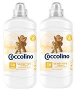 Środki do prania - Coccolino Sensitive Almond & Cashmere Balm płyn 2 x 1,45 l - miniaturka - grafika 1