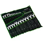 Zestawy narzędziowe - Klucze płasko-oczkowe polerowane 6-32mm 25 el. Stalco Perfect S-76755  od 89 zł! - miniaturka - grafika 1