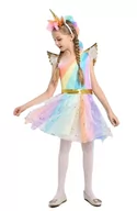 Stroje karnawałowe - Suknia unicorn jednorożec r.110 - miniaturka - grafika 1
