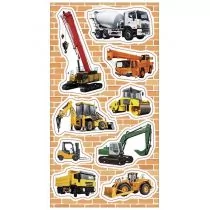 Ranok-Creative Naklejki Maszyny budowlane - Zabawki kreatywne - miniaturka - grafika 1