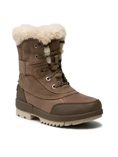 Śniegowce damskie - Sorel Śniegowce Torino II Parc Boot Wp NL4600 Brązowy - grafika 1