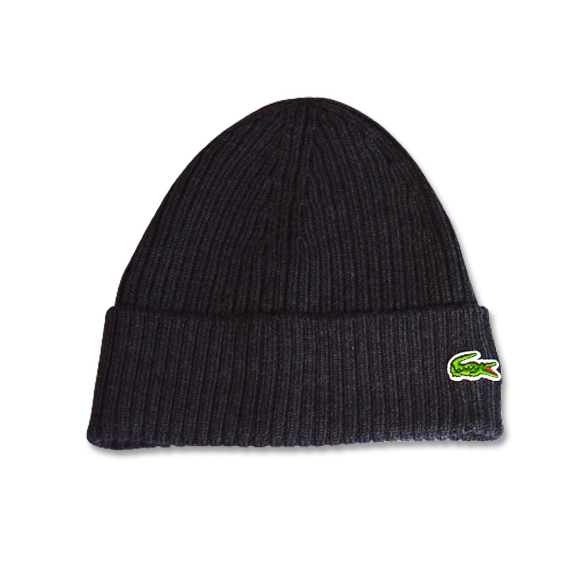 Czapka zimowa Lacoste Ribbed Wool Beanie Wełniana - RB0001-EL6